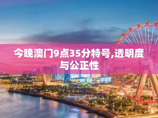 今晚澳门9点35分特号,透明度与公正性