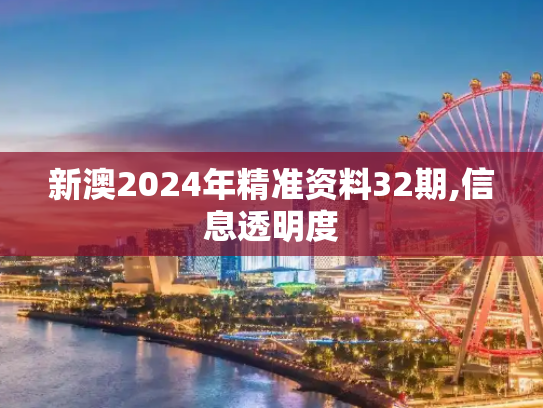 新澳2024年精准资料32期,信息透明度