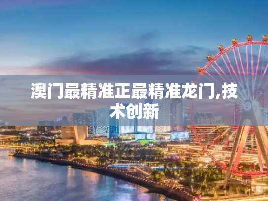 澳门最精准正最精准龙门,技术创新