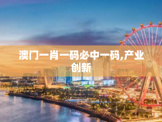 澳门一肖一码必中一码,产业创新