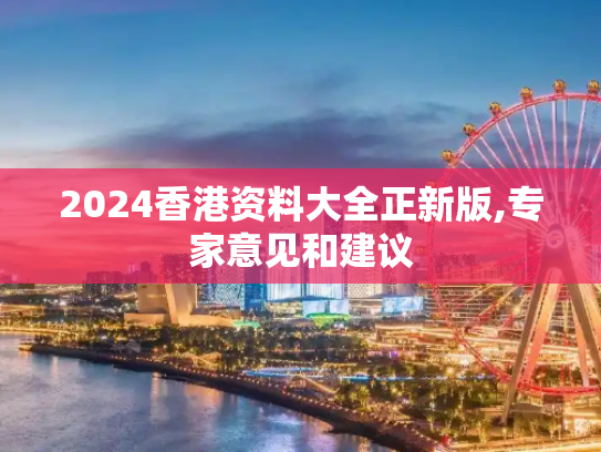 2024香港资料大全正新版,专家意见和建议