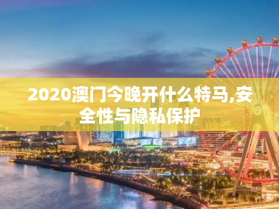 2020澳门今晚开什么特马,安全性与隐私保护