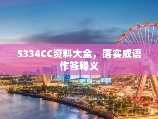 5334CC资料大全，落实成语作答释义