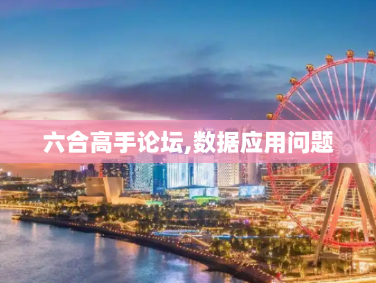 六合高手论坛,数据应用问题