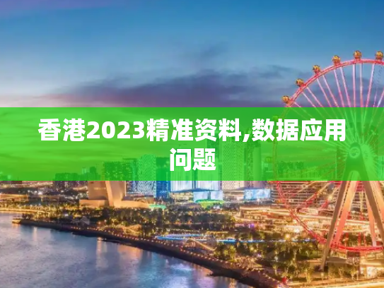 香港2023精准资料,数据应用问题