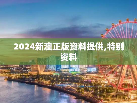 2024新澳正版资料提供,特别资料